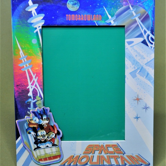 Disney Accents Land Tomorrowland Space Mountain Frame Poshmark